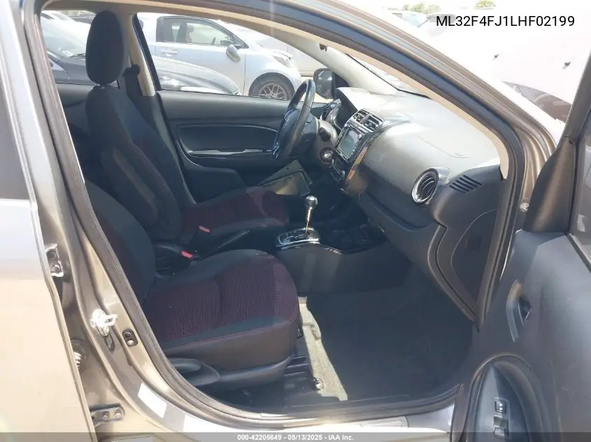 2020 Mitsubishi Mirage G4 Le VIN: ML32F4FJ1LHF02199 Lot: 42205649