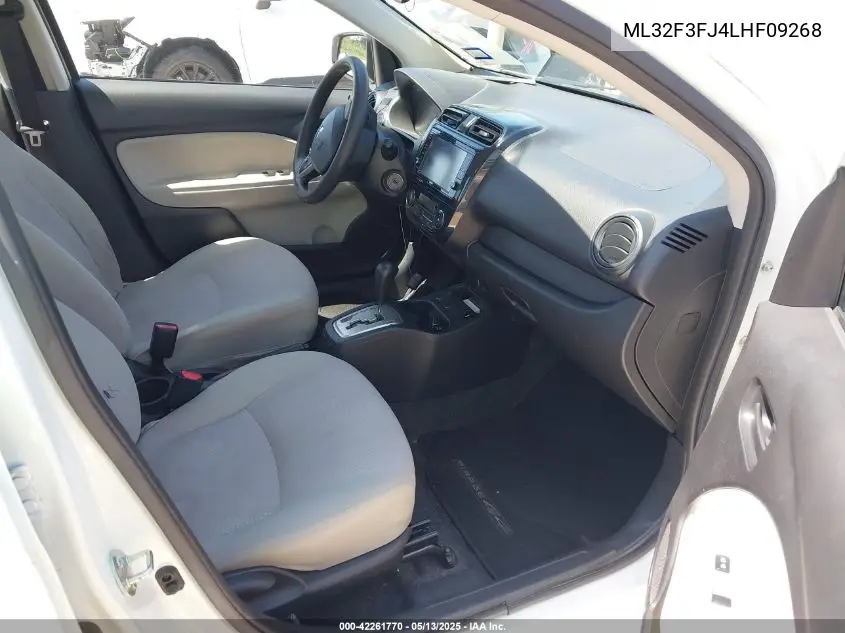 2020 Mitsubishi Mirage G4 Es VIN: ML32F3FJ4LHF09268 Lot: 42261770