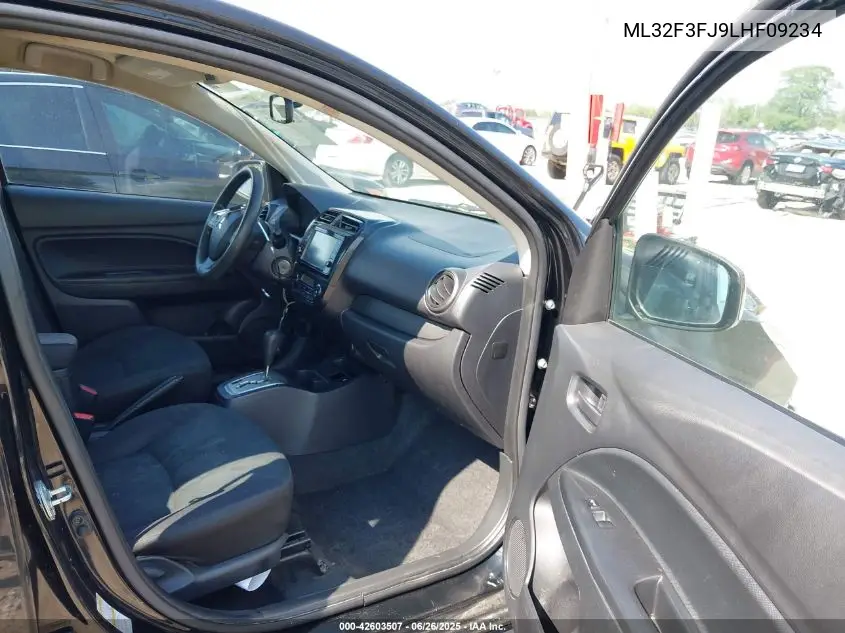 2020 Mitsubishi Mirage G4 Es VIN: ML32F3FJ9LHF09234 Lot: 42603507