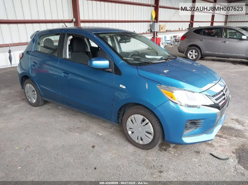 2021 Mitsubishi Mirage Carbonite Edition/Es/Le VIN: ML32AUHJ8MH007623 Lot: 42589599