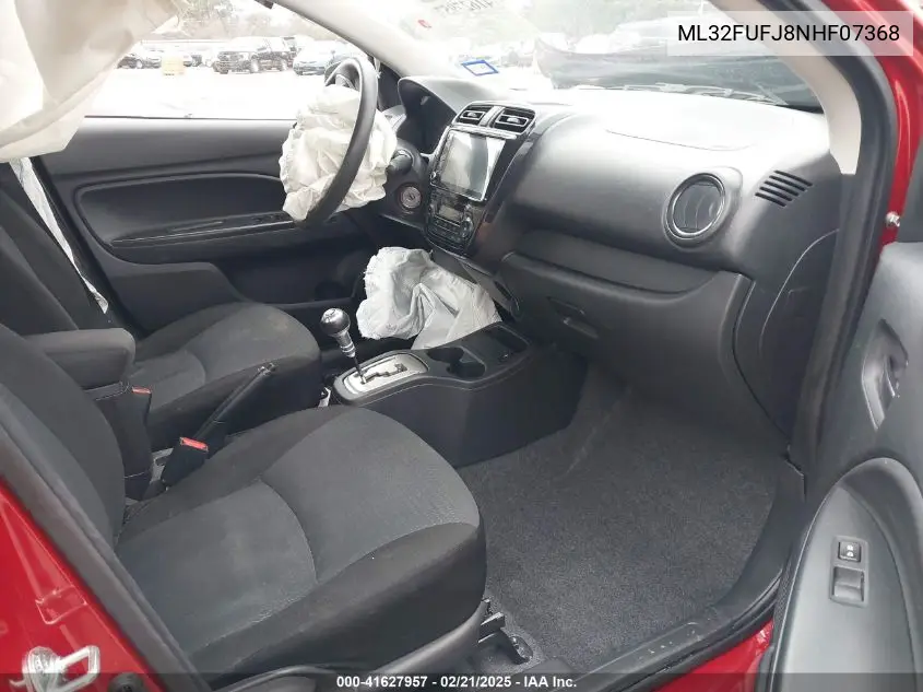 2022 Mitsubishi Mirage G4 Le VIN: ML32FUFJ8NHF07368 Lot: 41627957