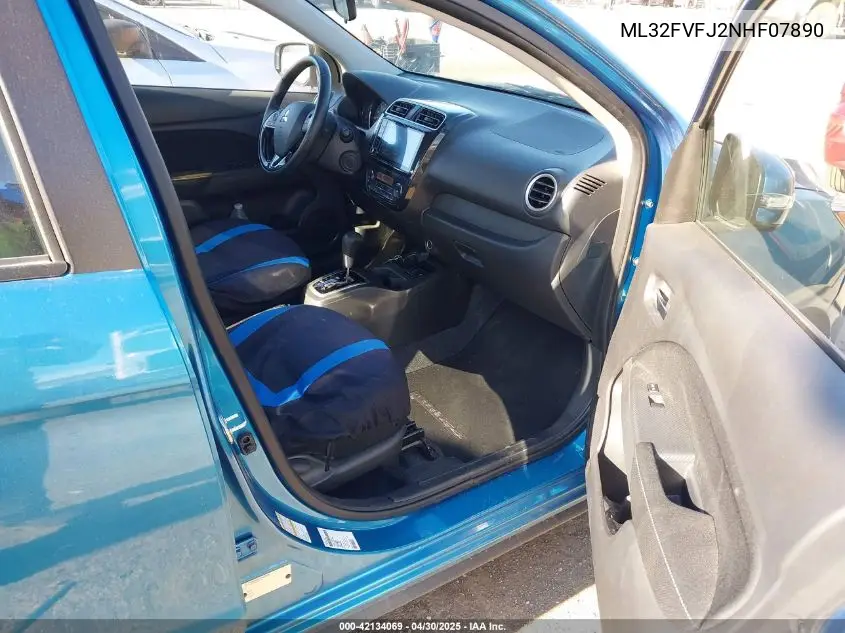 2022 Mitsubishi Mirage G4 Se VIN: ML32FVFJ2NHF07890 Lot: 42134069