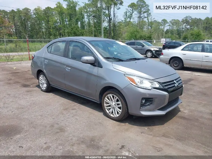 2022 Mitsubishi Mirage G4 Se VIN: ML32FVFJ1NHF08142 Lot: 42404703