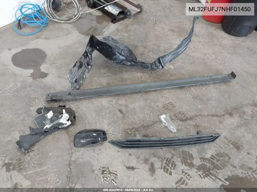 2022 Mitsubishi Mirage G4 Es VIN: ML32FUFJ7NHF01450 Lot: 42429652