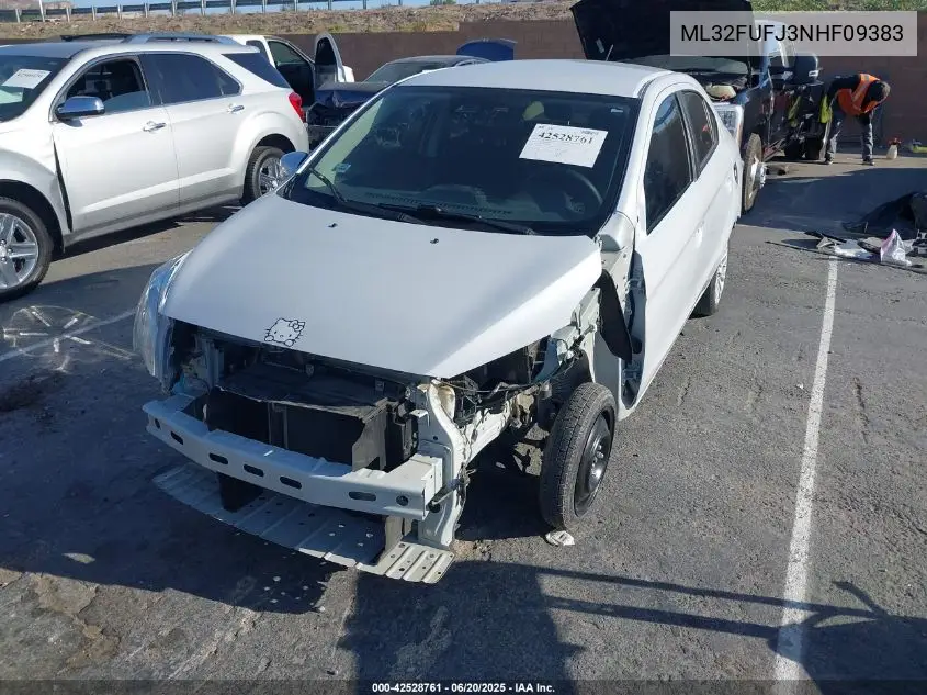 2022 Mitsubishi Mirage G4 Black Edition/Es/Le VIN: ML32FUFJ3NHF09383 Lot: 42528761