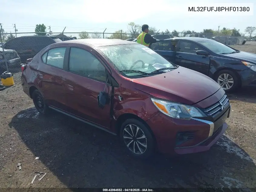 2023 Mitsubishi Mirage G4 Black Edition/Es/Le VIN: ML32FUFJ8PHF01380 Lot: 42064552