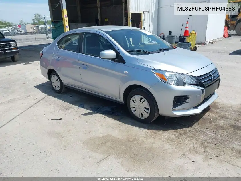 2023 Mitsubishi Mirage G4 Black Edition/Es/Le VIN: ML32FUFJ8PHF04683 Lot: 42240513