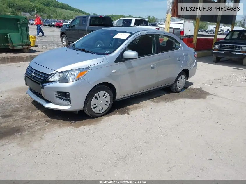 2023 Mitsubishi Mirage G4 Black Edition/Es/Le VIN: ML32FUFJ8PHF04683 Lot: 42240513