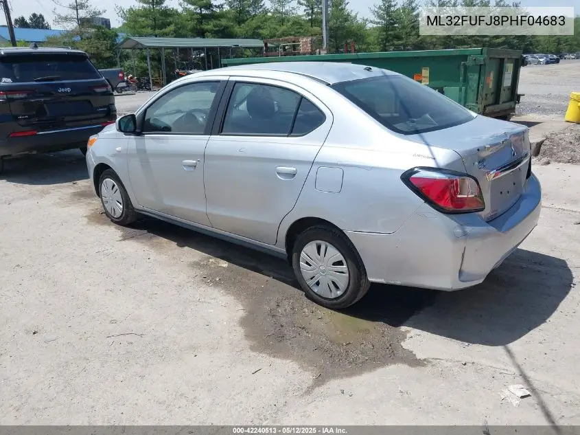 2023 Mitsubishi Mirage G4 Black Edition/Es/Le VIN: ML32FUFJ8PHF04683 Lot: 42240513