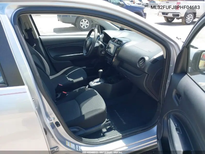 2023 Mitsubishi Mirage G4 Black Edition/Es/Le VIN: ML32FUFJ8PHF04683 Lot: 42240513