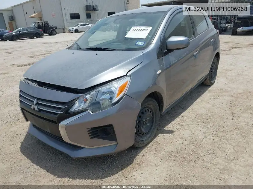 2023 Mitsubishi Mirage Es VIN: ML32AUHJ9PH006968 Lot: 42242287
