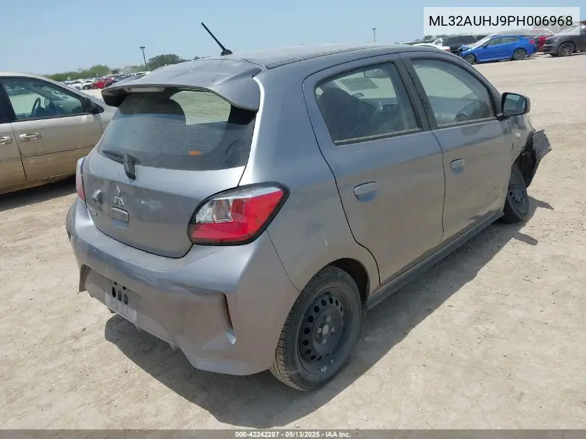 2023 Mitsubishi Mirage Es VIN: ML32AUHJ9PH006968 Lot: 42242287