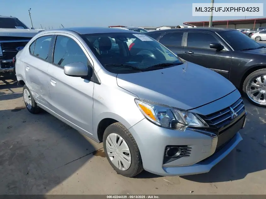 2023 Mitsubishi Mirage G4 Es VIN: ML32FUFJXPHF04233 Lot: 42244329