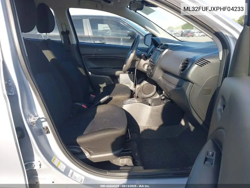 2023 Mitsubishi Mirage G4 Es VIN: ML32FUFJXPHF04233 Lot: 42244329