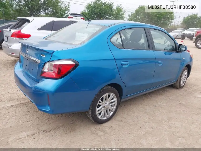 2024 Mitsubishi Mirage G4 Le VIN: ML32FUFJ3RHF08580 Lot: 41930898
