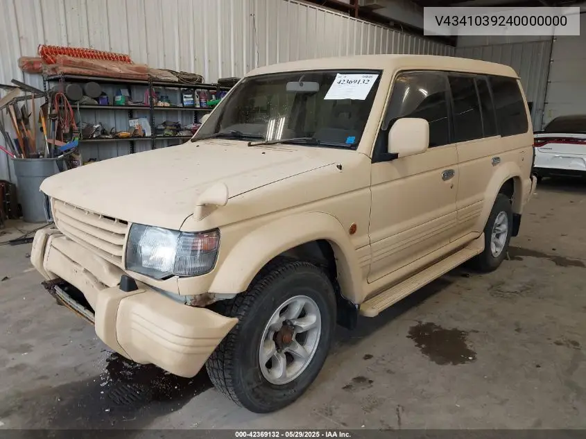 1995 Mitsubishi Montero VIN: V4341039240000000 Lot: 42369132