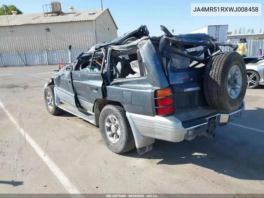 1998 Mitsubishi Montero VIN: JA4MR51RXWJ008458 Lot: 42576409