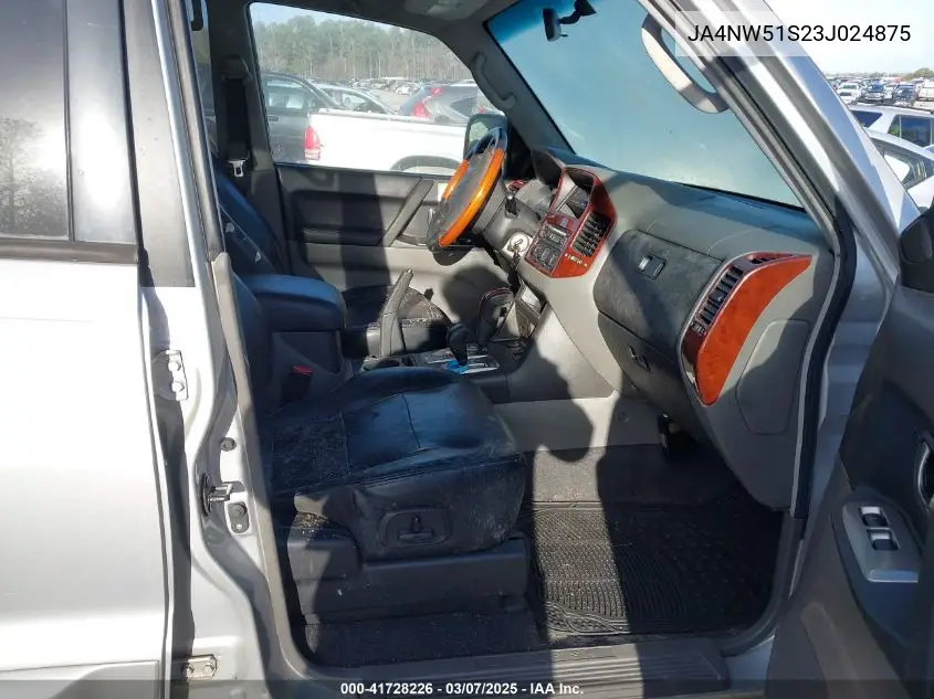 2003 Mitsubishi Montero 20Th Anniversary/Limited VIN: JA4NW51S23J024875 Lot: 41728226