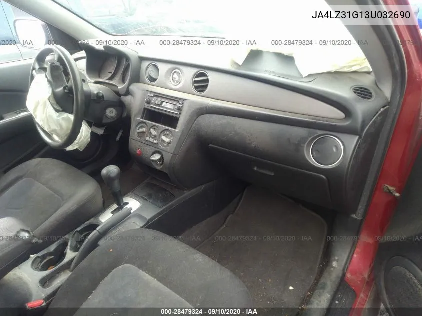 2003 Mitsubishi Outlander Ls VIN: JA4LZ31G13U032690 Lot: 28479324