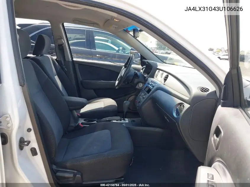 2003 Mitsubishi Outlander Ls VIN: JA4LX31G43U106626 Lot: 42158764
