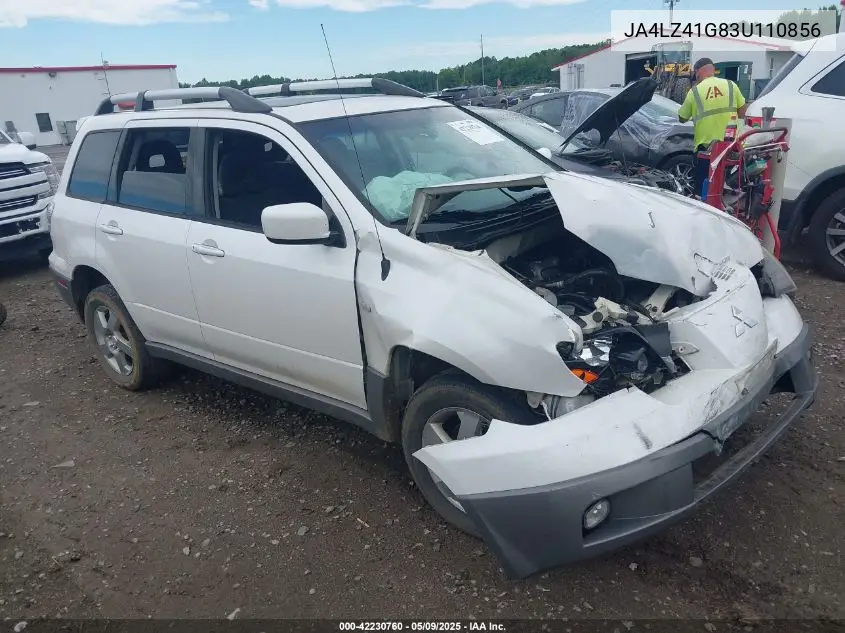 2003 Mitsubishi Outlander Xls VIN: JA4LZ41G83U110856 Lot: 42230760