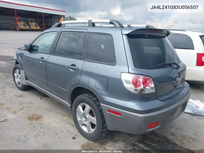 2003 Mitsubishi Outlander Xls VIN: JA4LZ41G83U056507 Lot: 42364727
