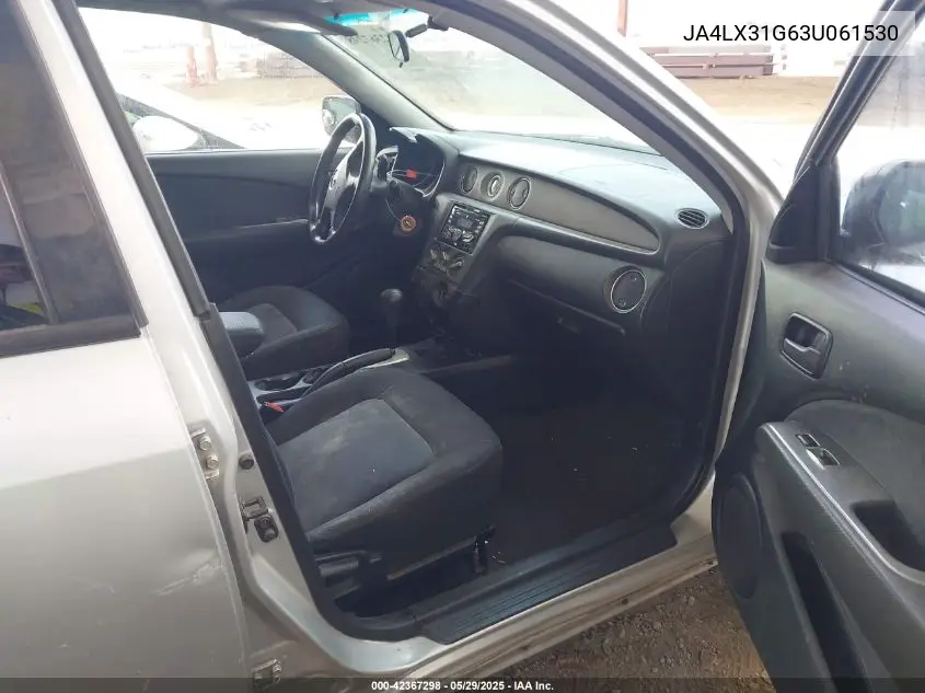 2003 Mitsubishi Outlander Ls VIN: JA4LX31G63U061530 Lot: 42367298