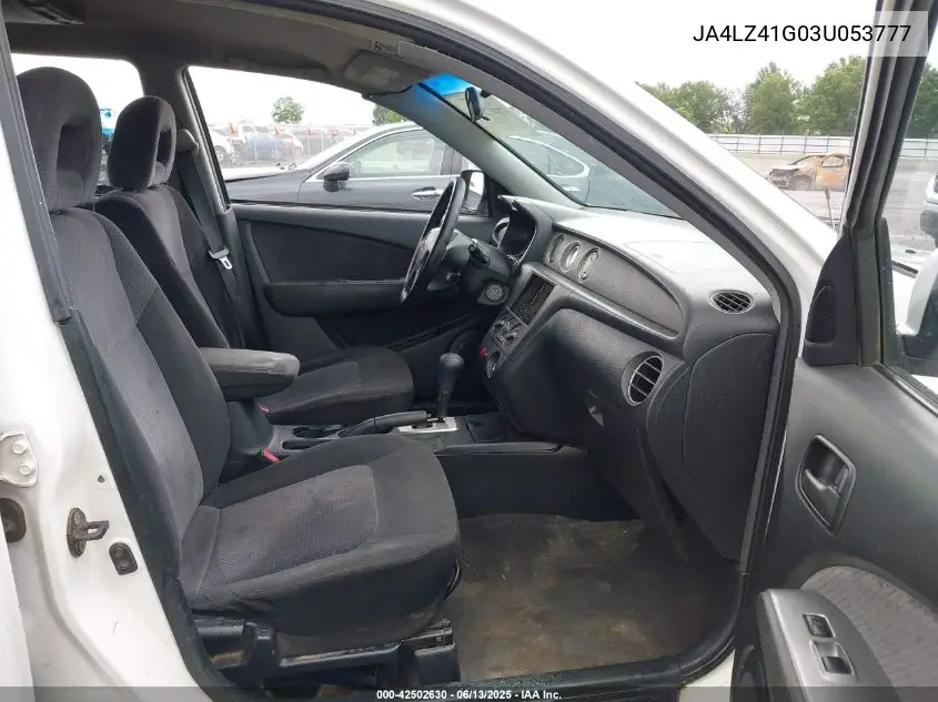 2003 Mitsubishi Outlander Xls VIN: JA4LZ41G03U053777 Lot: 42502630