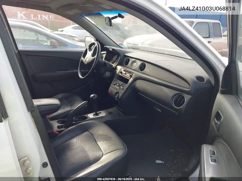 2003 Mitsubishi Outlander Xls VIN: JA4LZ41G03U068814 Lot: 42507639