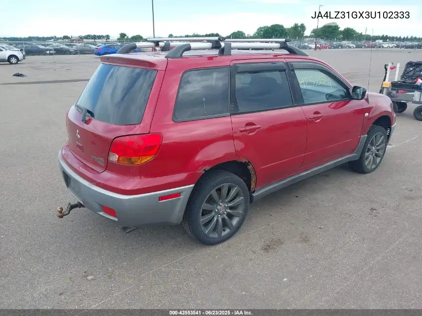 2003 Mitsubishi Outlander Ls VIN: JA4LZ31GX3U102333 Lot: 42553541