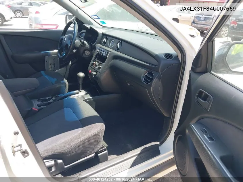 2004 Mitsubishi Outlander Ls VIN: JA4LX31F84U007669 Lot: 40124232