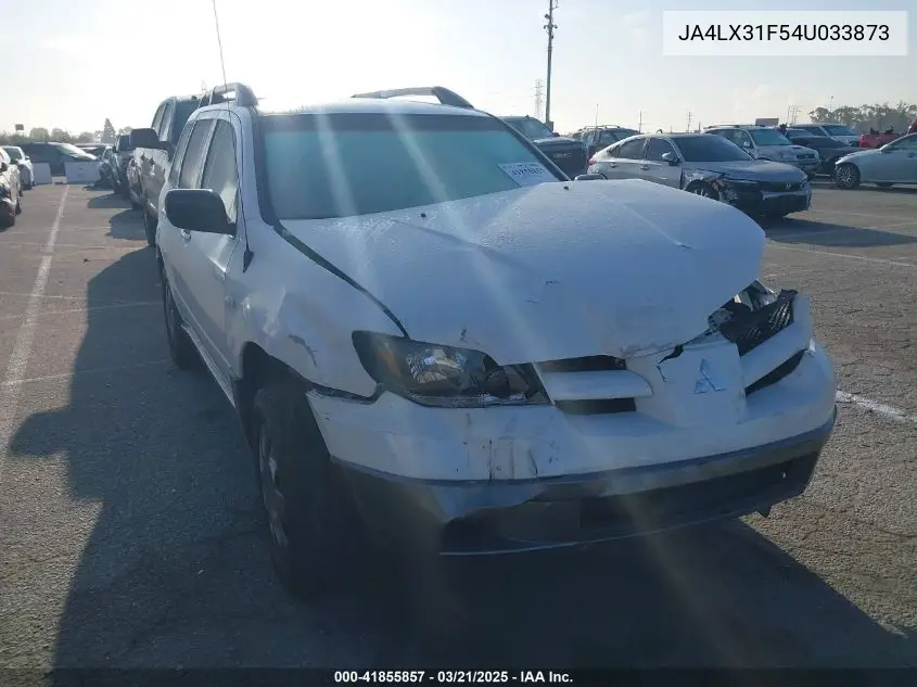 2004 Mitsubishi Outlander Ls VIN: JA4LX31F54U033873 Lot: 41855857
