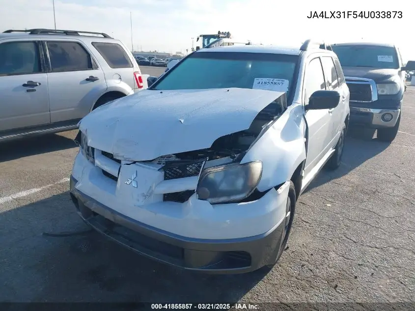 2004 Mitsubishi Outlander Ls VIN: JA4LX31F54U033873 Lot: 41855857