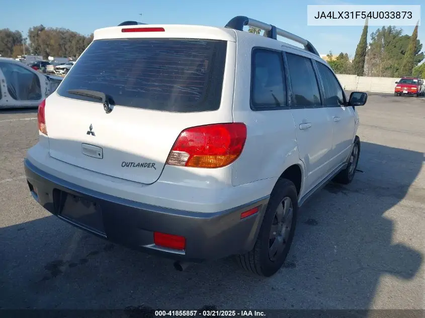 2004 Mitsubishi Outlander Ls VIN: JA4LX31F54U033873 Lot: 41855857