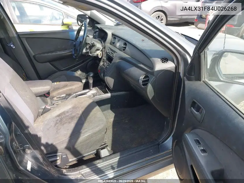 2004 Mitsubishi Outlander Ls VIN: JA4LX31F84U026268 Lot: 42553020