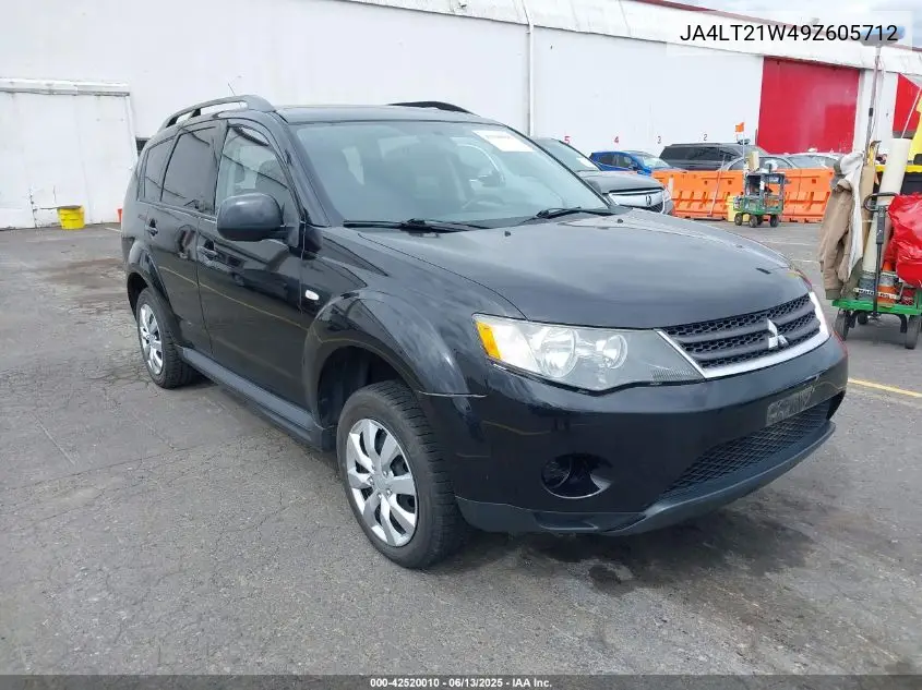 2009 Mitsubishi Outlander Es VIN: JA4LT21W49Z605712 Lot: 42520010