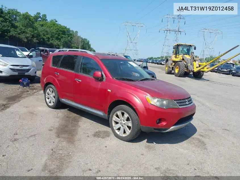 2009 Mitsubishi Outlander Se VIN: JA4LT31W19Z012458 Lot: 42572873
