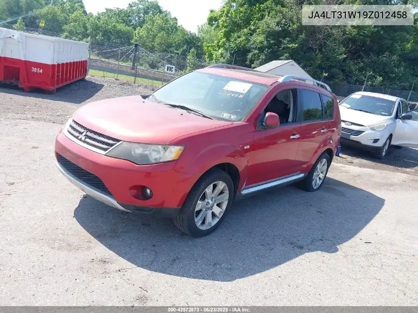 2009 Mitsubishi Outlander Se VIN: JA4LT31W19Z012458 Lot: 42572873