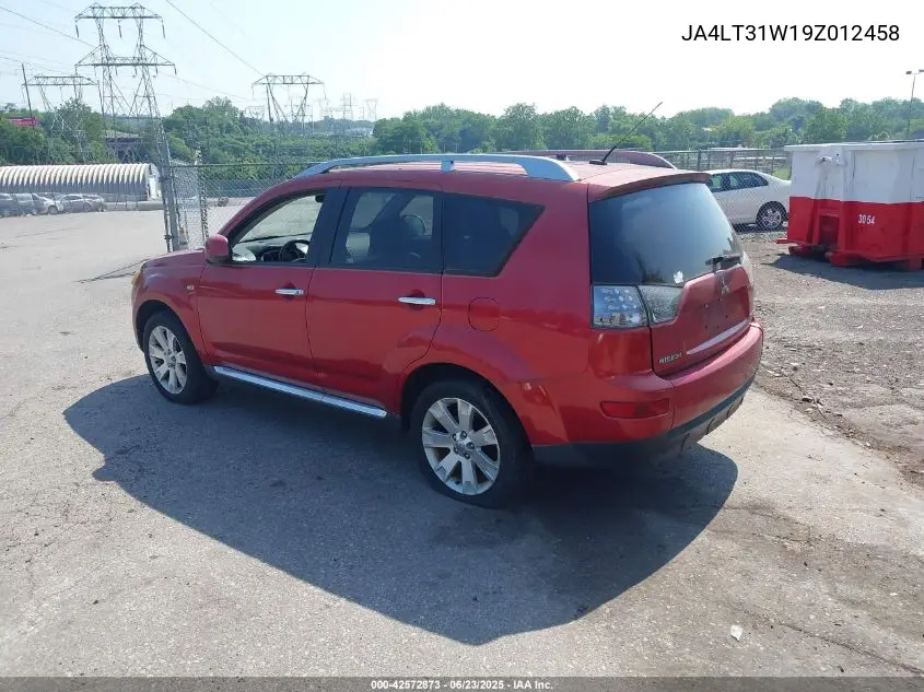 2009 Mitsubishi Outlander Se VIN: JA4LT31W19Z012458 Lot: 42572873
