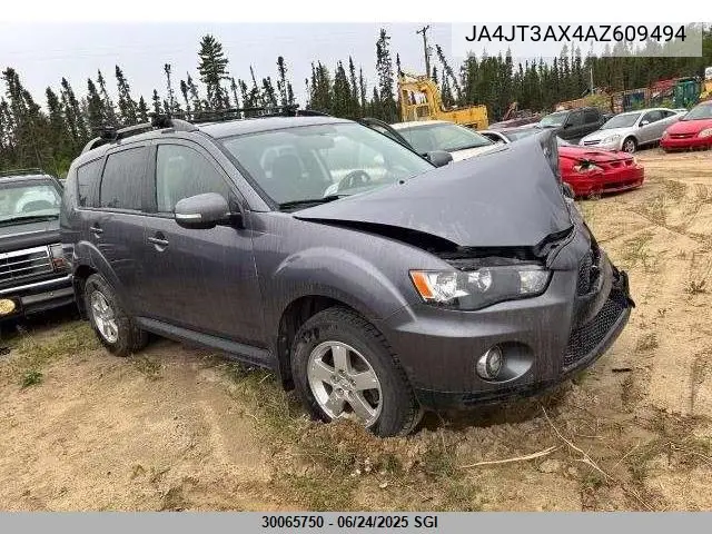 2010 Mitsubishi Outlander Xls VIN: JA4JT3AX4AZ609494 Lot: 30065750