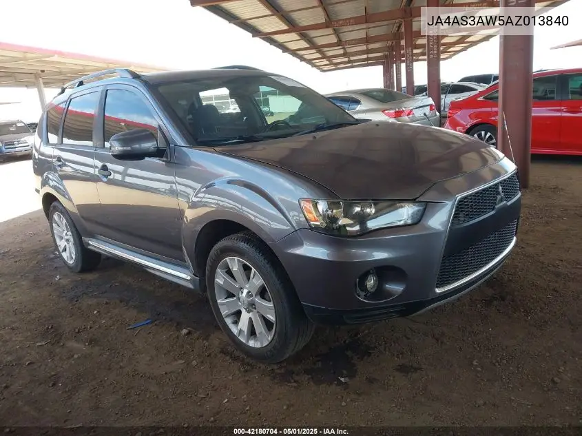 2010 Mitsubishi Outlander Se VIN: JA4AS3AW5AZ013840 Lot: 42180704