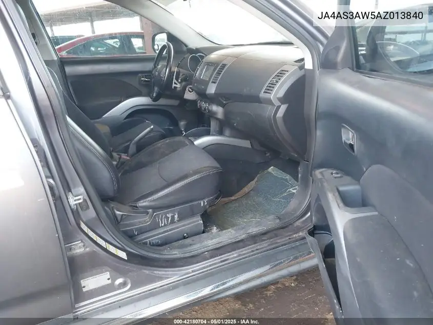 2010 Mitsubishi Outlander Se VIN: JA4AS3AW5AZ013840 Lot: 42180704