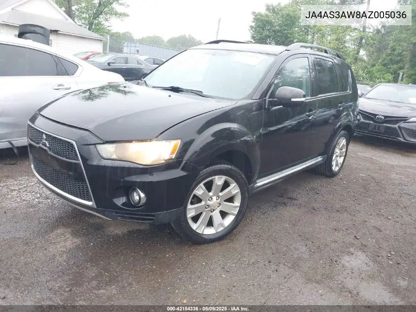 2010 Mitsubishi Outlander Se VIN: JA4AS3AW8AZ005036 Lot: 42184336
