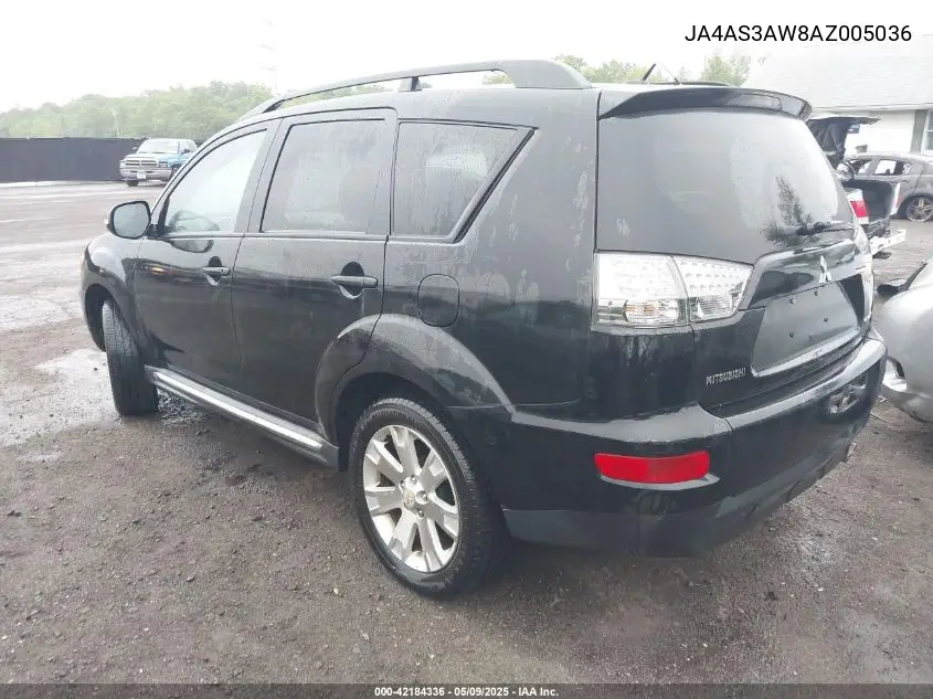 2010 Mitsubishi Outlander Se VIN: JA4AS3AW8AZ005036 Lot: 42184336