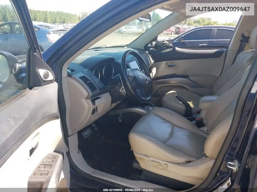 2010 Mitsubishi Outlander Gt VIN: JA4JT5AX0AZ009647 Lot: 42189808