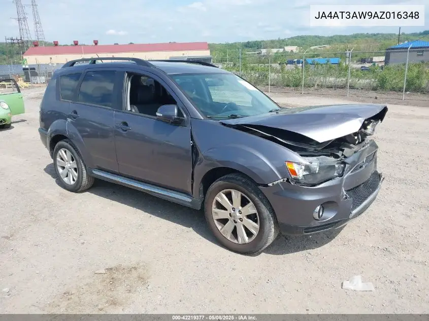 2010 Mitsubishi Outlander Se VIN: JA4AT3AW9AZ016348 Lot: 42219377