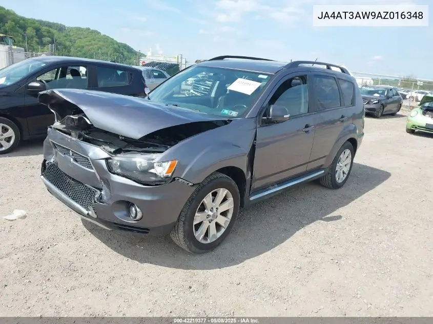 2010 Mitsubishi Outlander Se VIN: JA4AT3AW9AZ016348 Lot: 42219377