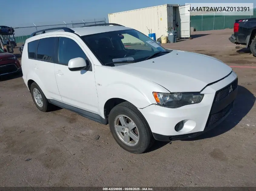 2010 Mitsubishi Outlander Es VIN: JA4AT2AW3AZ013391 Lot: 42220006