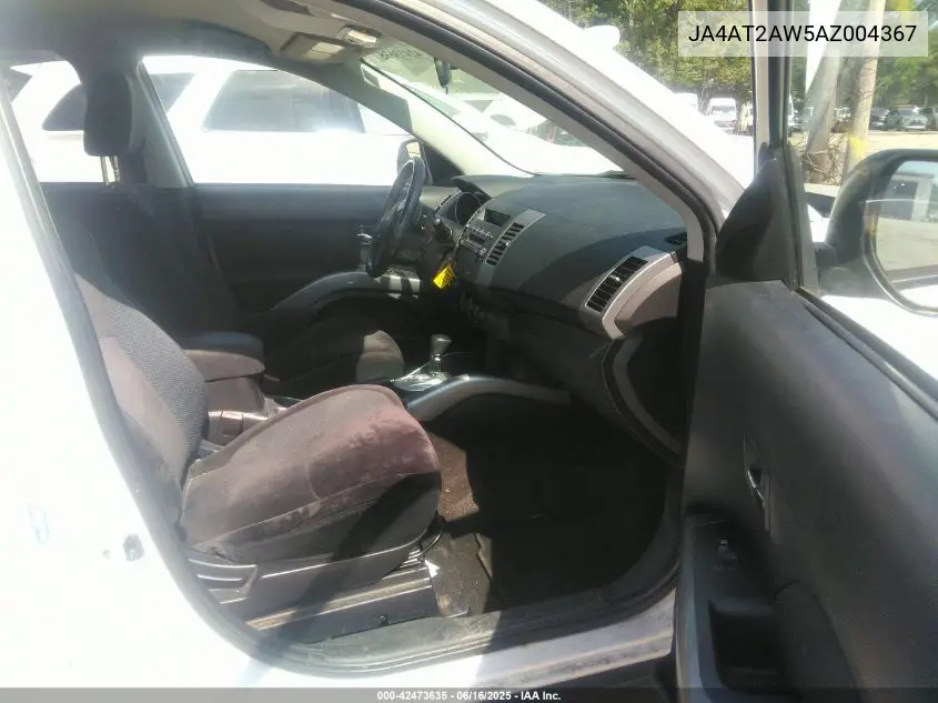 2010 Mitsubishi Outlander Es VIN: JA4AT2AW5AZ004367 Lot: 42473635