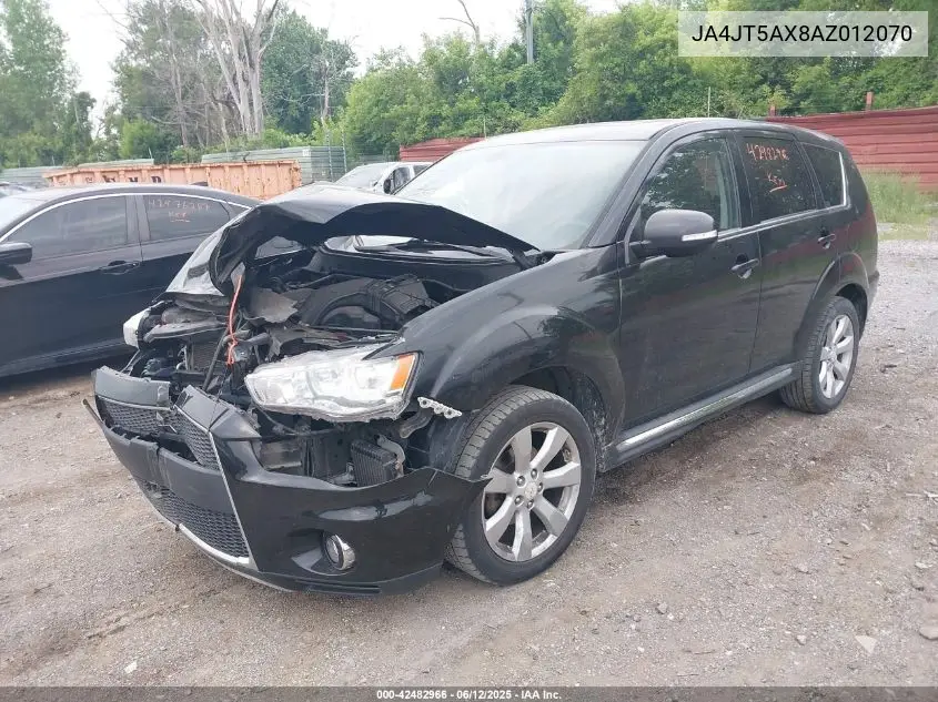 2010 Mitsubishi Outlander Gt VIN: JA4JT5AX8AZ012070 Lot: 42482966